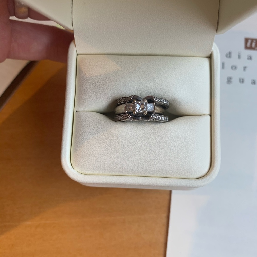Wedding ring/ bridal set/enhancer/engagement ring